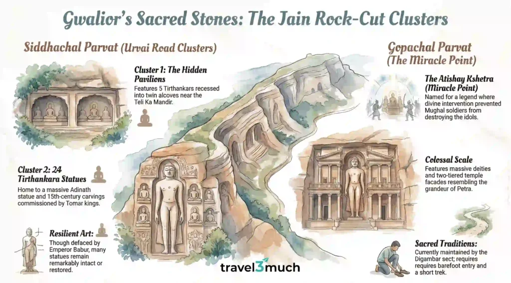 gwalior cave temples