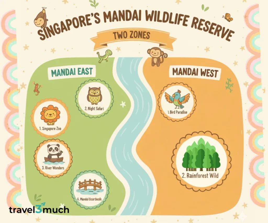 Boardwalk in Mandai reserve