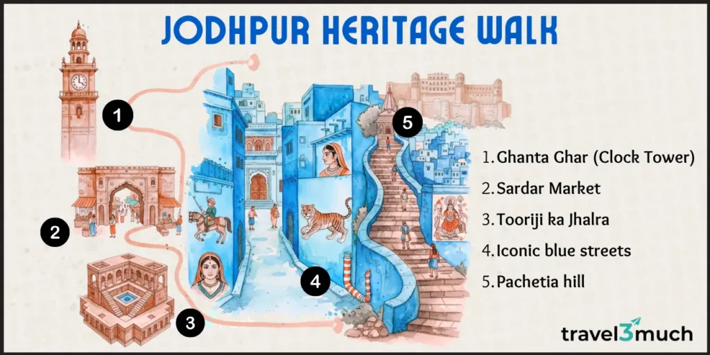 Jodhpur Blue walk
