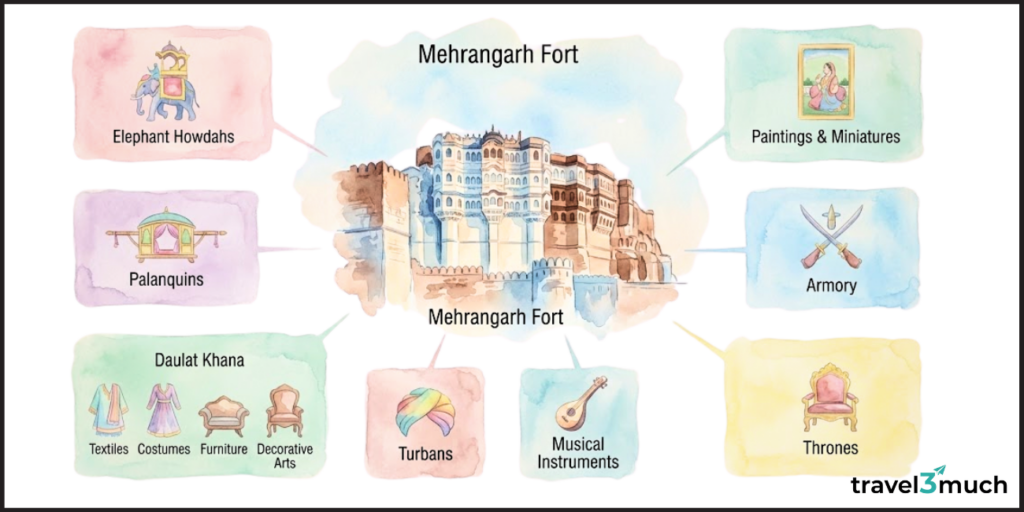 Mehrangarh fort galleries
