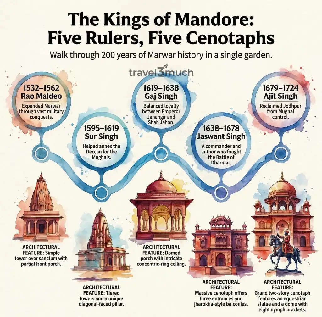 Mandore rulers